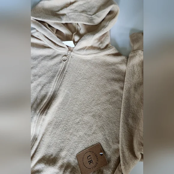 NWT Urban Rebel Cropped Zip Up Hoodie Size 2X - Picture 3 of 13